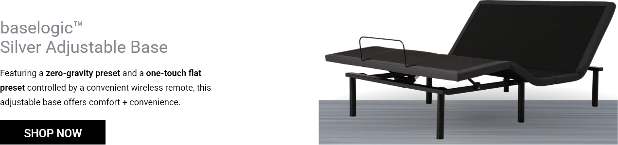 Silver Adjustable Base