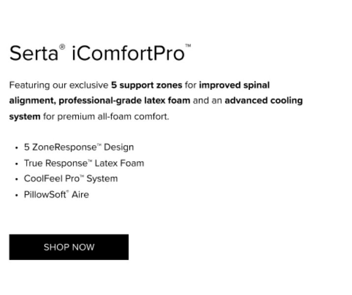 Serta iComfortPro